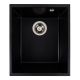 Гранітна кухонна мийка матова VALESO ROXY 3744 Чорний