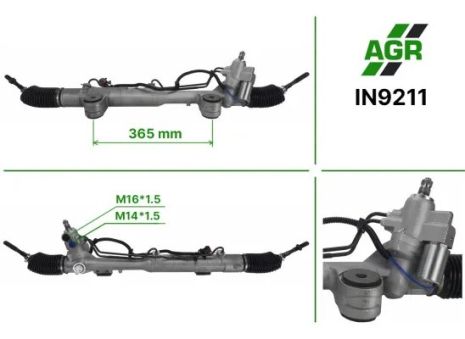 Рулевая рейка с ГУР, новая, INFINITI G 35/35/37 2008-, AGR (IN9211)