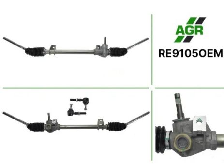 Рулевая рейка без УР, новая, RENAULT 21 (B48_) 89-94, AGR (RE9105OEM)