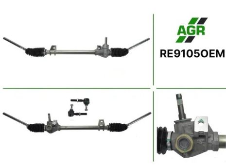 Рулевая рейка без УР, новая, RENAULT 21 (B48_) 89-94, AGR (RE9105OEM)