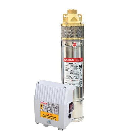 Вихревой насос Чехия KP 4SKM-150 с пультом Н=105М, Q=3кбМ, P=1100 Вт, 1"