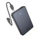 Повербанк HOCO J170 Starlight PD fully compatible power bank with cable 10000mAh |1USB/2Type-C, 22.5W/3A, PD/QC| grey