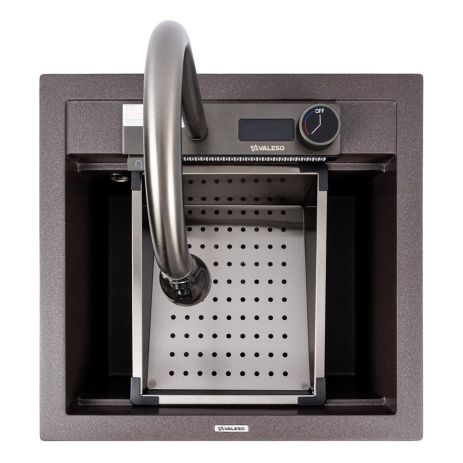 Гранитная мойка VALESO VIVA 5149 матовая Гренадин