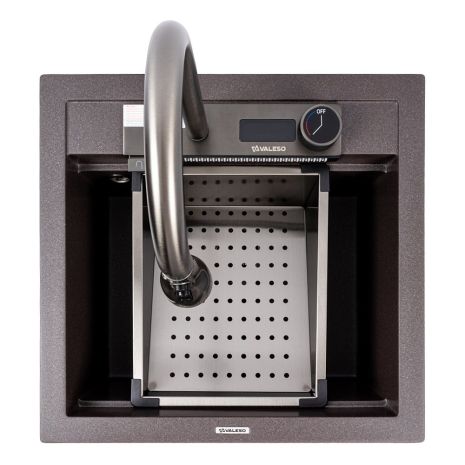 Гранітна мийка VALESO VIVA 5149 матова Гренадін