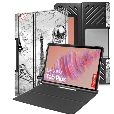 Чохол Stand AirCase Lenovo Tab Plus 11.5 TB351 HardPrinted з малюнком Ейфелева Вежа