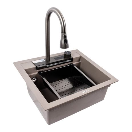 Гранитная мойка VALESO VIVA 5149 матовая Дюна