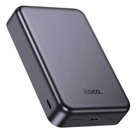 Повербанк HOCO J160A Original PD Magnetic Power Bank 10000mAh | 1Type-C/1Lightning, 20W/3A, PD/QC| grey