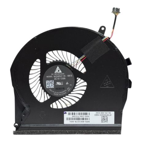 Вентилятор для ноутбука HP Pavilion Gaming 17-CD TPN-C142 GPU L56873-001