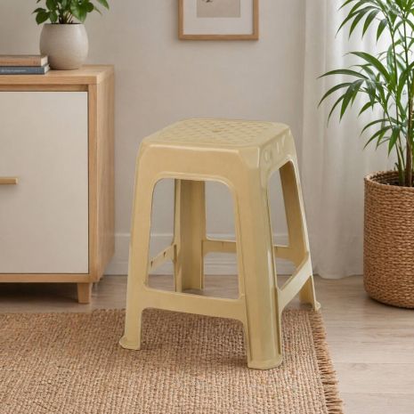 Табурет пластиковий 360*360*435 мм R-Plastic 00007/beige