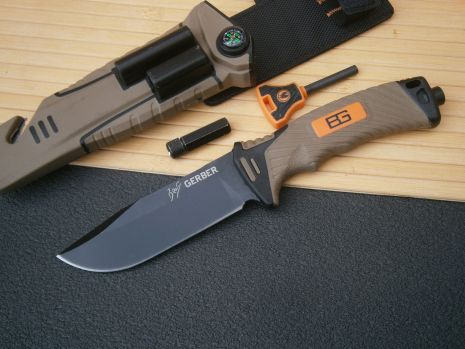 Нож туристический Gerber Portland Oregon 0870115С огниво фонарик точилка стропорез стеклобой 24,5 см