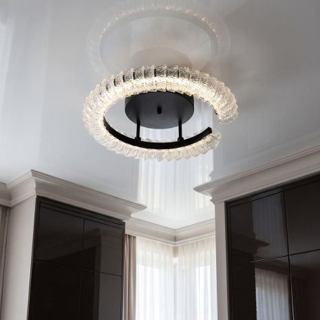 Лед люстра Diasha 50W до 12 м² цвет Черный 2509/500BK