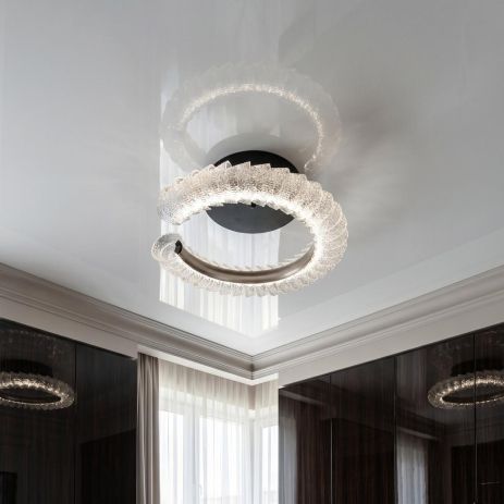 Люстра с пультом Diasha 38W до 8 м² цвет Золото Шампань 2509/400CG