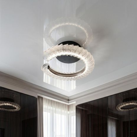 Люстра с пультом Diasha 38W до 8 м² цвет Золото Шампань 2509/400CG