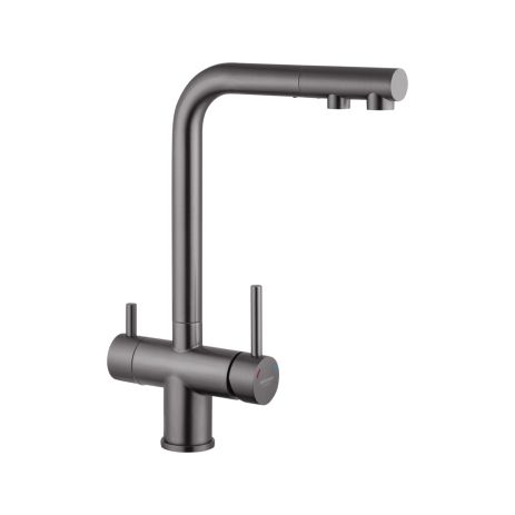 Змішувач для кухні з підключенням до фільтру Kroner KRP Edelstahl Klassisch - PVD03811