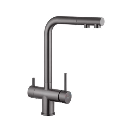 Змішувач для кухні з підключенням до фільтру Kroner KRP Edelstahl Klassisch - PVD03811
