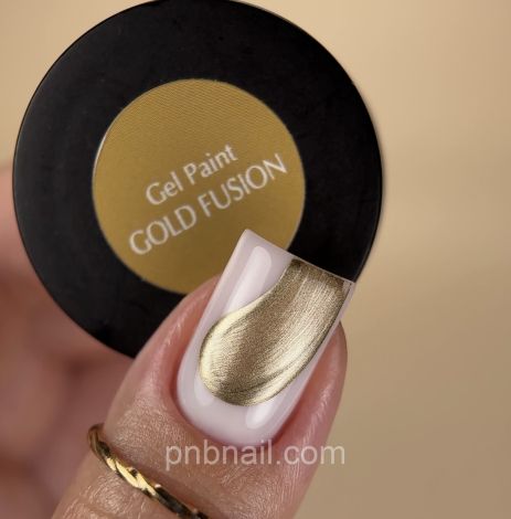 Гель-краска Fusion PNB, Gold / 5 мл (золотая)