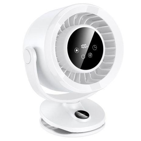 Вентилятор HOCO clip mount fan HX608 | 5 Levels, 2.5.2-8h, 40dB | white