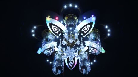 Люстра "космос" на 6 лампочек с подсветкой V 70057-5 1А-500