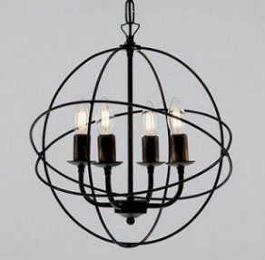 Підвісний світильник V SA2115/4P-BK на 1 плафон