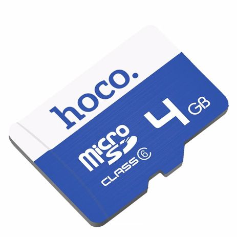 Карта Пам'яті Hoco MicroSD 4gb 6 Class Синій