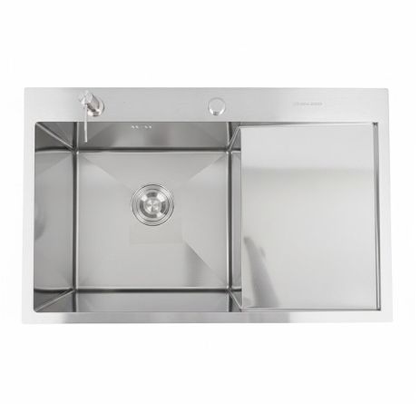 Кухонна мийка CM 78*50 L DÉCOR нержавійка VALESO Handmade