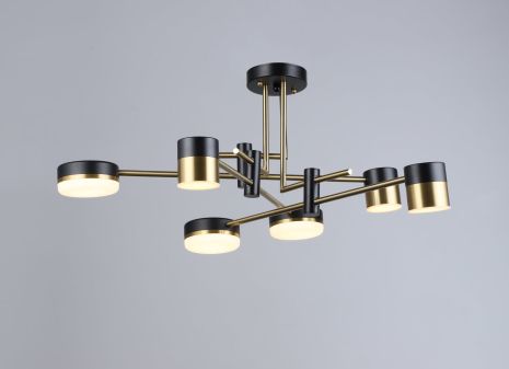 Люстар світлодіодна акрилова Sirius B YH1126/6 BK+COP