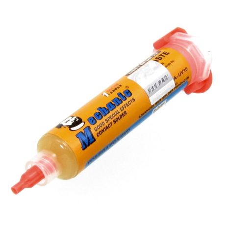 Флюс-паста Mechanic UV10 10 гр у шприці (без вмісту галогенів)