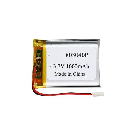 Акумулятор 803040P універсальний з контролером, 80 х 30 х 40 мм (1000 mAh)/ для навігаторів, відеокамер, GPS, Bluetooth колонок