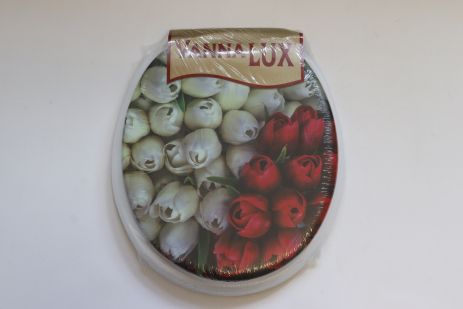 Кришка-сидіння для унітазу Vanna Lux Туреччина біла w504-6