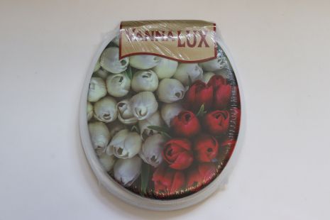 Кришка-сидіння для унітазу Vanna Lux Туреччина біла w504-6