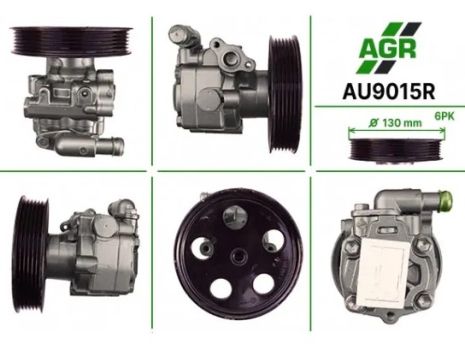 Насос ГУР с механическим приводом, AUDI A4 2007-2012, A5 2007-2012, AGR (AU9015R)