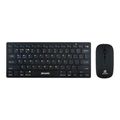Беспроводная Клавиатура и Мышь JEQANG JB-326 dual-mode, battery Черный