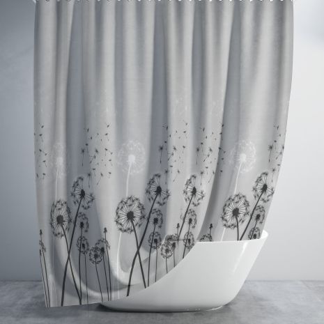 Штора для ванной 180x200 см Dandelion Tropik