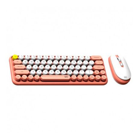 Беспроводная Клавиатура и Мышь FANTECH Go WK896 Персиковый