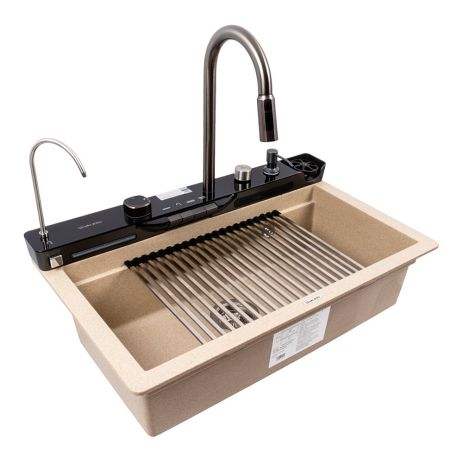 Гранітна мийка VALESO 7546 EVANORA, матова, сафарі