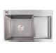Кухонная мойка Valeso Handmade CM 78×50C L (нержавейка) с углублённой полкой
