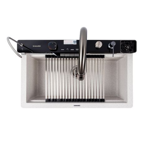 Гранитная мойка VALESO 7546 EVANORA, матовая, топаз