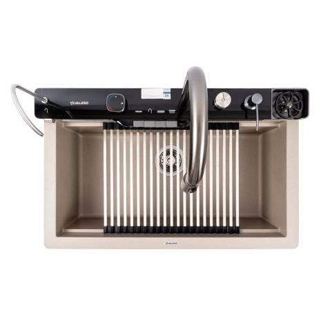 Гранітна мийка VALESO 7546 EVANORA, матова, титан