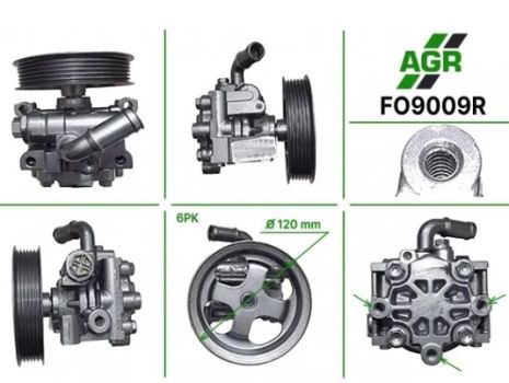 Насос ГПК з механічним приводом, відновлений, FORD TOURNEO CONNECT 2002-, TRANSIT CONNECT 2002-, AGR (FO9009R)