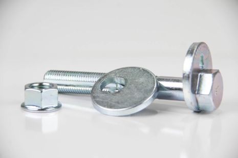 Болт с эксцентриком, ремкомплект (болт, шайба, гайка), FEBEST (0129021KIT)