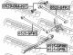 Тяга задняя продольная правая Mazda 323 S/626 V/Premacy, FEBEST (0525GFRR)