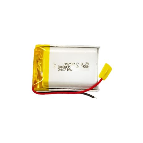 Аккумулятор 902535P универсальный с контроллером, 90 х 25 х 35 мм (800 mAh)/ для кейсов наушников, смарт часов, MP3 плееров