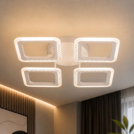 Світлодіодна люстра G 2703/4 WT 72W LED