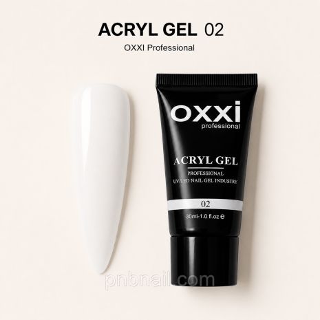 Acryl-Gel OXXI professional 02 ( білий ), 30 мл