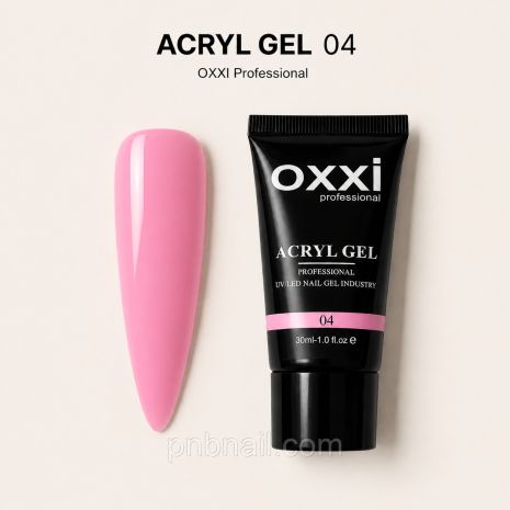 Acryl-Gel OXXI professional 04 (рожевий), 30мл