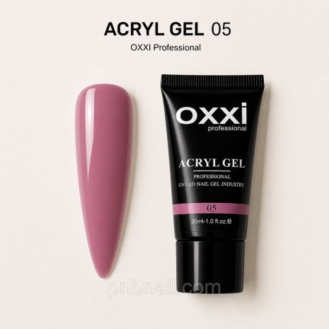 Acryl-Gel OXXI professional 05 (рожево-бежевий), 30 мл