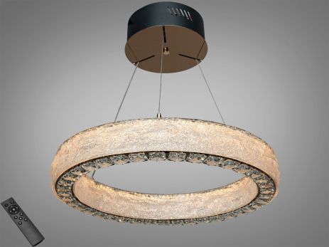 Люстра хрустальное кольцо Diasha 58W до 12 м² цвет Золото 662/500GD