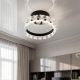 Люстра в маленькую комнату Diasha 40W до 10 м² цвет Черный 2511/400BK