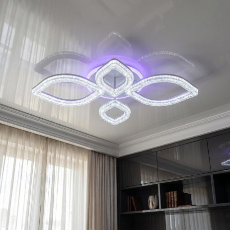 Люстра Long Arctic Diasha 55W до 12 м² цвет Белый 2599/2+2WH 3col dim