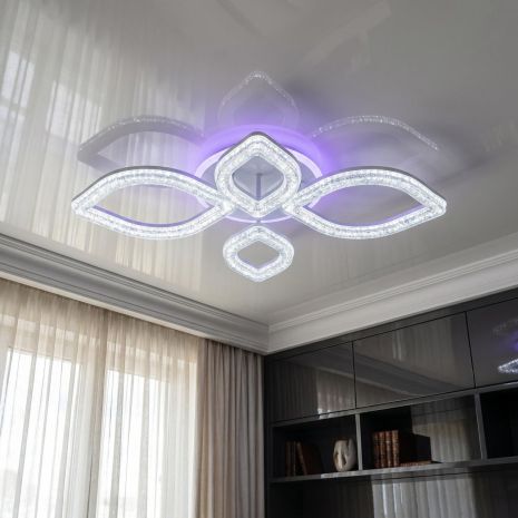 Люстра Long Arctic Diasha 55W до 12 м² цвет Белый 2599/2+2WH 3col dim